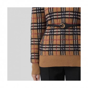 Burberry 2019 Ladies Initial Logo 'D'Buckle Business Leather Belt - 버버리 여성 이니셜 로고 'D' 버클 비지니스 레더 벨트 Bur0553x.블랙