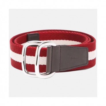 Bally 2019 Mens Reversible Business Leather Bellt - 발리 남성 양면 비지니스 레더 벨트 Bly0066x.Size(4.0cm).레드은장