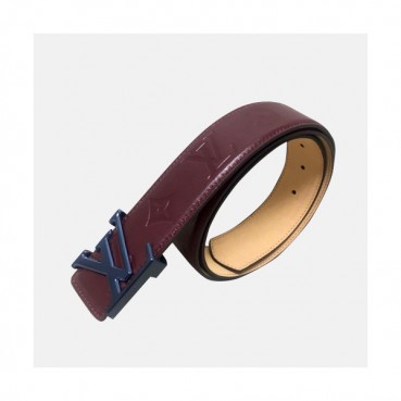 Louis vuitton 2019 Mens Signature Initial Logo Buckle Leather Belt - 루이비통 남성 신상 시그니처 이니셜 로고 버클 레더 벨트 Lou0853x.Size(4.0cm).브라운검장