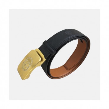 Gucci 2019 Mens Box Logo Cubic Steel Buckle Leather Belt - 구찌 신상 남성 박스 로고 큐빅 스틸 버클 레더 벨트 Guc0826x.Size(3.4cm).블랙금장