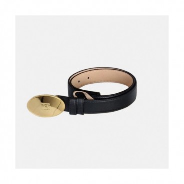 [매장판]Loewe 2019 Ladies Initial Logo Business Leather Bellt - 로에베 여성 이니셜 로고 비지니스 레더 벨트 Loe0025x.Size(3.0cm).블랙금장