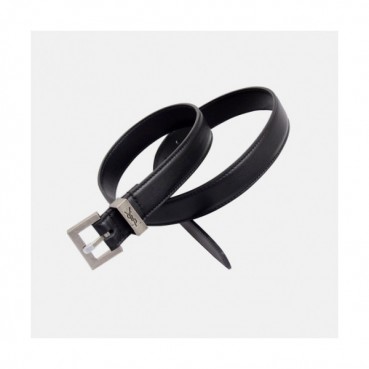 Saint Laurent 2019 Ladies Signature Logo Steel Buckle Leather Belt - 입생로랑 신상 여성 시그니처 로고 스틸 버클 레더 벨트 Ysl0038x.Size(2.5cm).블랙은장