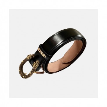 Gucci 2019 Mm/Wm Vintage Steel Buckle Business Leather Belt - 구찌 신상 남자 빈티지 스틸  버클 비지니스 레더 벨트 Guc0800x.Size(3.5cm).블랙금장