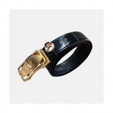 Louis vuitton 2019 Mens Box Logo Buckle Leather Belt - 루이비통 남성 신상 박스 로고 버클 레더 벨트 Lou0831x.Size(3.4cm).블랙금장
