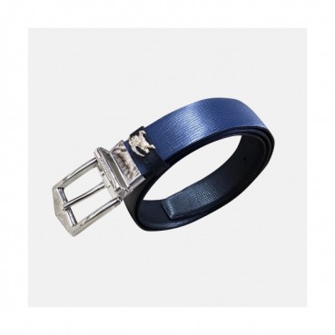 [매장판]Burberry 2019 Mens Classic Business Leather Belt - 버버리 남성 클래식 비지니스 레더 벨트 Bur0513x.Size(3.5CM).네이비은장