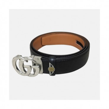 Gucci 2019 Mens GG Automatic Buckling Business Leather Belt - 구찌 신상 남성 GG 자동버클 비지니스 레더 벨트 Guc0796x.Size(3.5cm).블랙은장