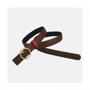 Chanel 2019 Ladies  Embellished Satin Juwel Buckle Leather Belt - 샤넬 여성 엠벨리쉬 새틴 쥬얼 버클 레더 벨트 Cnl0260x.Size(2.5cm).브라운
