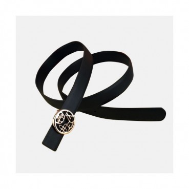 Louis vuitton 2019 Ladies Steel Buckle Leather Belt - 루이비통 여성 신상 스틸 버클 레더 벨트 Lou0799x.Size(2.5cm).블랙