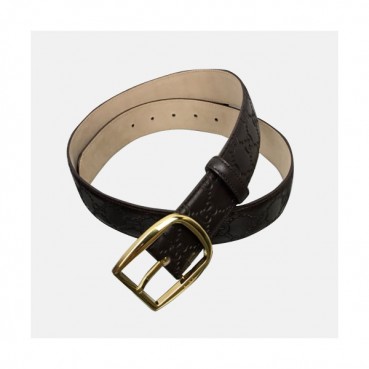 Gucci 2019 Mens Classic Buckle Business Leather Belt - 구찌 신상 남성 클래식 버클 비지니스 레더 벨트 Guc0769x.Size(4.0cm).브라운금장