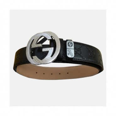 Gucci 2019 Mens GG Buckle Business Leather Belt - 구찌 신상 남성 GG버클 비지니스 레더 벨트 Guc0766x.Size(3.4cm).블랙은장