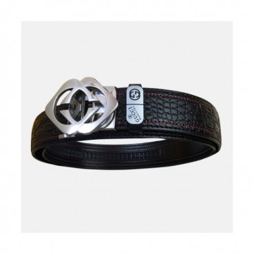 Gucci 2019 Mens GG Buckle Business Leather Belt - 구찌 신상 남성 GG버클 비지니스 레더 벨트 Guc0763x.Size(3.4cm).블랙은장