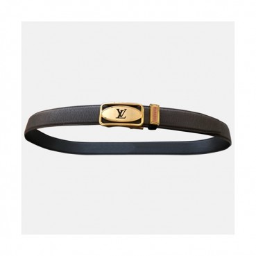 Louis vuitton 2019 Mens Initial Box Logo Leather Belt - 루이비통 남성 이니셜 박스 로고 버클 레더 벨트 Lou0790x.Size(3.5cm).블랙금장