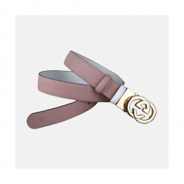 [매장판]Gucci 2019 Ladies Saffiano GG Buckle Business Leather Belt - 구찌 신상 여성 사피아노 GG 버클 비지니스 레더 벨트 Guc0760x.Size(3.0cm).핑크금장