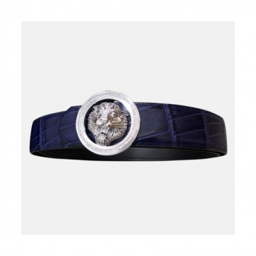 Stefano Ricci 2019 Mens Business Tiger Buckle Leather Belt - 스테파노리치 남성 비지니스 타이거 버클 레더 벨트 Ste0049x.Size(3.5cm).2컬러(네이비은장/브라운금장)
