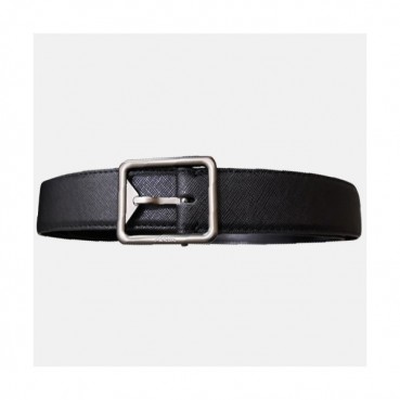 Prada 2019 Mens Classic Logo Business Leather Belt - 프라다 남성 신상 클래식 로고 비지니스 레더 벨트 Pra0471x.Size(3.5cm).3컬러(블랙금장/블랙은장/블랙차콜)