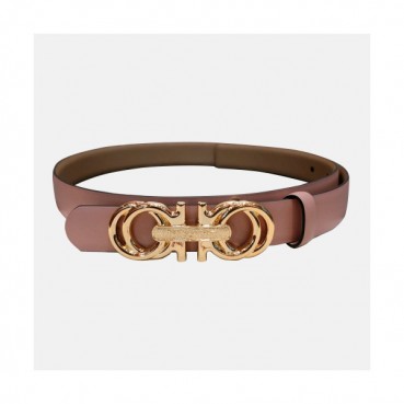 Salvatore Ferragamo 2019 Ladies Gancini Buckle Leather Belt - 살바토레 페라가모 여성 간치니 버클 레더 벨트 Fer0180x.Size(2.5cm).핑크금장