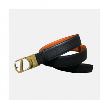 Ermenegildo Zegna 2019 Mens Business Leather Belt - 에르메네질도 제냐 남성 비지니스 레더 벨트 Zeg0070x.Size(3.5cm).블랙금장