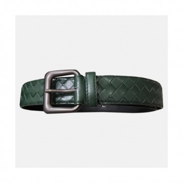 Bottega Veneta 2019 Intrecciato Continental Mens Belt - 보테가베네타 인트레치아토 남성 벨트 Bot0043x.Size(3.5cm).그린