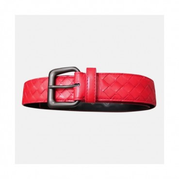 Bottega Veneta 2019 Intrecciato Continental Mens Belt - 보테가베네타 인트레치아토 남성 벨트 Bot0041x.Size(3.5cm).레드