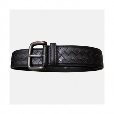 Bottega Veneta 2019 Intrecciato Continental Mens Belt - 보테가베네타 인트레치아토 남성 벨트 Bot0037x.Size(3.5cm/3.8cm).2컬러(블랙은장/블랙금장)