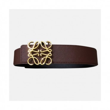 Loewe 2019 Mens Reversible Saffoano Leather Bellt - 로에베 남성 리버시블 사파이노 레더 벨트 Loe0020x.Size(3.8cm).3컬러(블랙,네이비,브라운)