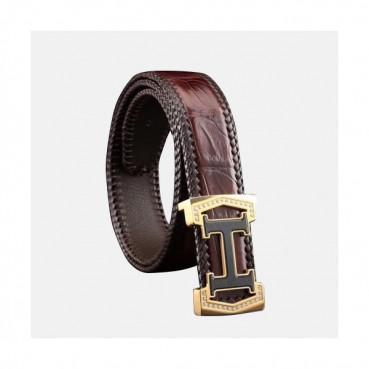 Hermes 2019 Mens Initial Logo Leather Belt - 에르메스 남성 이니셜 로고 버클 레더 벨트 Her0117x.Size(3.5cm).2컬러(블랙은장/브라운금장)