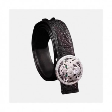Stefano Ricci 2019 Mens Embellished Satin Buckle Leather Belt - 스테파노리치 남성 엠벨리쉬 새틴 버클 레더 벨트 Ste0041x.Size(5.0cm).3컬러(블랙은장/브라운금장/브라운로즈골드)