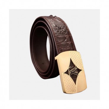 Louis vuitton 2019 Mens Box Logo Leather Belt - 루이비통 남성 박스 로고 버클 레더 벨트 Lou0769x.Size(5.0cm).2컬러(블랙은장/브라운금장)