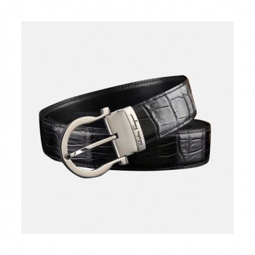Salvatore Ferragamo 2019 Mens Business Classic Buckle Leather Belt - 살바토레 페라가모 남성 비지니스 클랙식 버클 레더 벨트 Fer0157x.Size(3.0cm).2컬러(블랙은장,브라운금장)