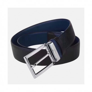 Prada 2019 Mens Saffiano Box Logo Business Leather Belt - 프라다 남성 신상 사피아노 박스 로고 비지니스 레더 벨트 Pra0463x.Size(3.5cm).2컬러(블랙은장/블랙금장)