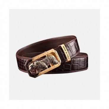 Stefano Ricci 2019 Mens Business Leather Belt - 스테파노리치 남성 비지니스 자동 버클 레더 벨트 Ste0024x.Size(3.5cm).2컬러(블랙은장/브라운금장)