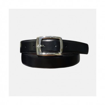 Montblanc 2019 Mens Business Leather Belt - 몽블랑 신상 남성 비지니스 레더 벨트 Mont0032x.Size(3.2cm).블랙은장