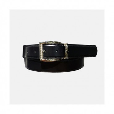 Montblanc 2019 Mens Business Leather Belt - 몽블랑 신상 남성 비지니스 레더 벨트 Mont0030x.Size(3.2cm).블랙은장
