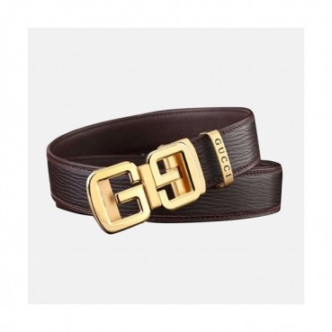 Gucci 2019 Mens Business Leather Belt - 구찌 남성 비지니스 자동 버클 레더 벨트 Guc0725x.Size(3.5cm).2컬러(블랙은장/브라운금장)
