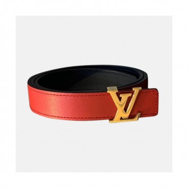 Louis vuitton 2019 Ladies Reversible Initial Logo Buckle Leather Belt - 루이비통 여성 신상 리버서블 이니셜 로고 버클 레더 벨트 Lou0754x.Size(2.5cm).오렌지