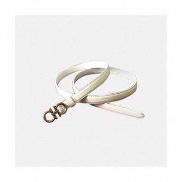 Salvatore Ferragamo 2019 Ladies Gancini Leather Belt - 살바토레 페라가모 여성 간치니 레더 벨트 Fer0150x.Size(2.0cm).화이트