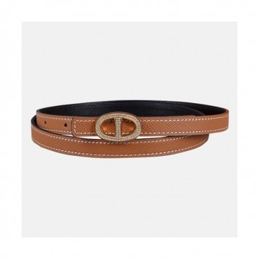 Hermes 2019 Ladies Swarovski Crystal Leather Constance Belt - 에르메스 여성 스와로브스키 크리스탈 가죽 콘스탄스 벨트 Her0106x.Size(2.0cm).브라운