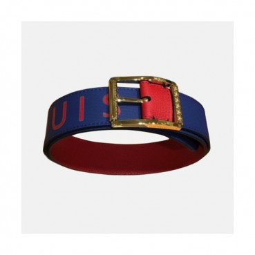 Louis vuitton 2019 Mens Reverso Taurillon Leather Belt - 루이비통 남성 리베르소 송아지 가죽 벨트 Lou0749x.Size(4.0cm).블루금장