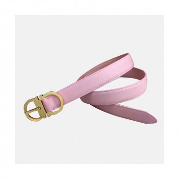 Salvatore Ferragamo 2019 Ladies Gancio Leather Belt - 살바토레 페라가모 여성 간치오 레더 벨트 Fer0146x.Size(2.5CM).핑크