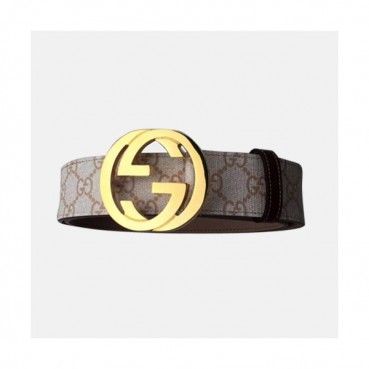 Gucci 2019 Mens Initial GG Buckle Leather Belt - 구찌 남성 이니셜 GG 버클 레더 벨트 Guc0709x.Size(4.0cm).베이지금장