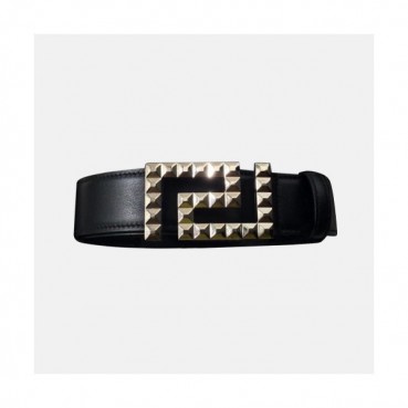 Versace 2019 Mens Medusa Steel Buckle Leather Bellt - 베르사체 남성 메두사 스틸 버클 레더 벨트 Ver0125x.Size(3.5cm).블랙은장