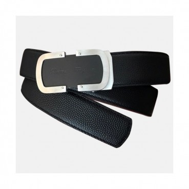 Salvatore Ferragamo 2019 Mens Box Logo Leather Belt - 살바토레 페라가모 남성 박스로고  레더 벨트 Fer0144x.Size(3.5CM).블랙은장