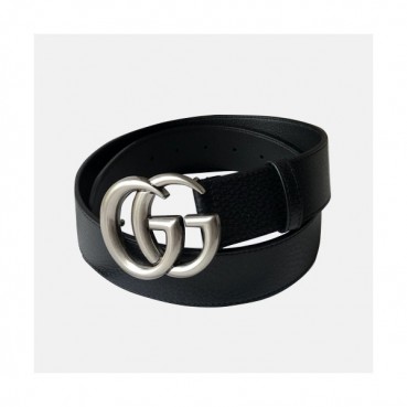 Gucci 2019 Mens GG Marmont Buckle Business Leather Belt - 구찌 신상 남성 마몬트 GG 버클 비지니스 레더 벨트 Guc0698x.Size(4.0cm).블랙은장