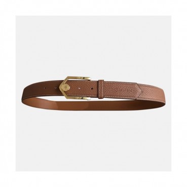 [매장판]Hermes 2019 Mens Licol Leather Constance Belt - 에르메스 남성 리콜 가죽 콘스탄스 벨트 Her0099x.Size(3.5cm).브라운금장