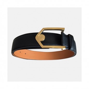 [매장판]Hermes 2019 Mens Licol Leather Constance Belt - 에르메스 남성 리콜 가죽 콘스탄스 벨트 Her0098x.Size(3.5cm).블랙금장