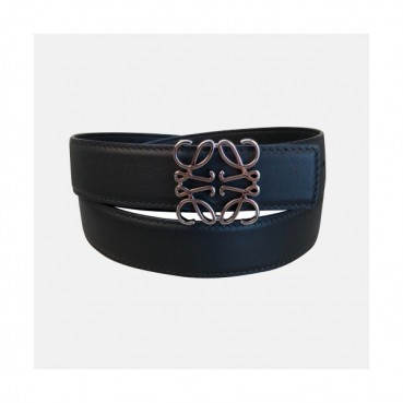 [매장판]Loewe 2019 Reversible Leather Bellt - 로에베 여성 양면 레더 벨트 Loe0016x.Size(3.0cm).블랙