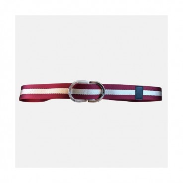 [매장판]Bvlgari 2019 Mens  Gancio Logo Elastik Belt - 불가리 남성 간치오 로고 엘라스틱 벨트 Bvl002x.Size(4.0cm).레드