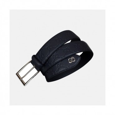 Gucci 2019 Mens Business Leather Belt - 구찌 신상 남성 비지니스 레더 벨트 Guc0687x.Size(4.0cm).네이비은장