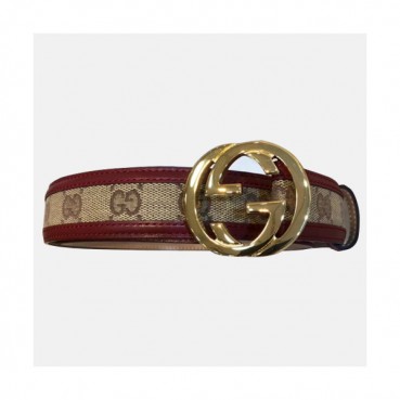 Gucci 2019 Ladies Classic GG Buckle Leather Belt - 구찌 신상 여성 클랙식 GG 버클 레더 벨트 Guc0676x.Size(3.5cm).버건디