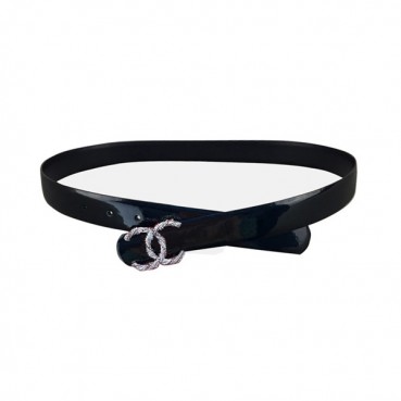 [매장판]Chanel 2019 Ladies Classic CC Buckle Leather Belt - 샤넬 여성 클랙식 CC 버클 레더 벨트 Cnl0151x.Size(3.0CM).블랙
